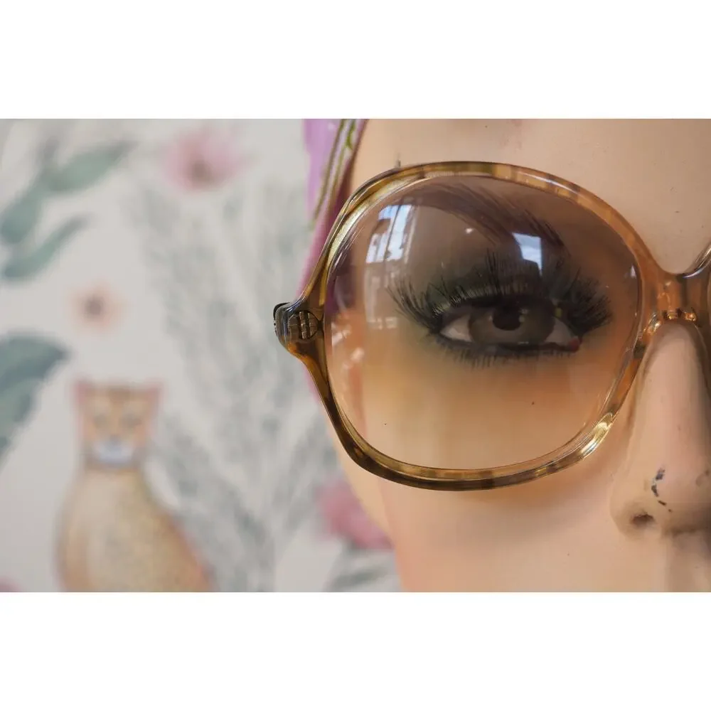 Vintage 1970s Sunglasses JACKIE Disco Retro USA Grandma Chic Beach Yacht